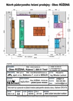 JPL - Návrh půdorysného řešení prodejny obce RŮŽENÁ kopie